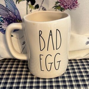Rae Dunn Cream “Good Egg”  'Bad Egg' Mug